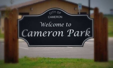 Cameron Park sign